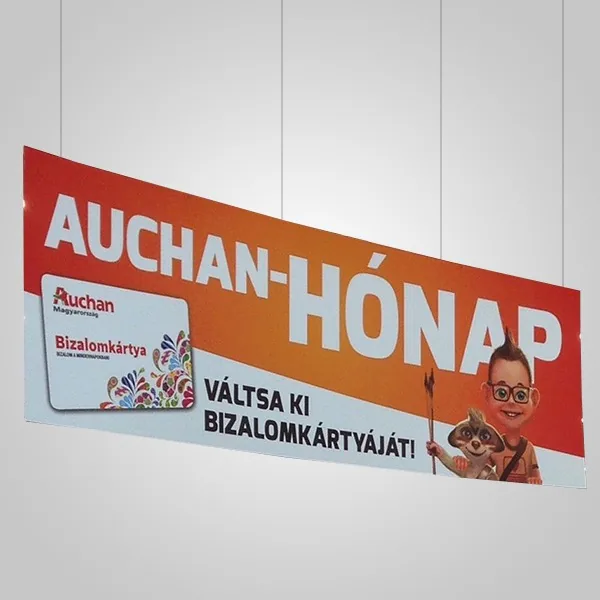 Egységes arculatú üzletdekoráció